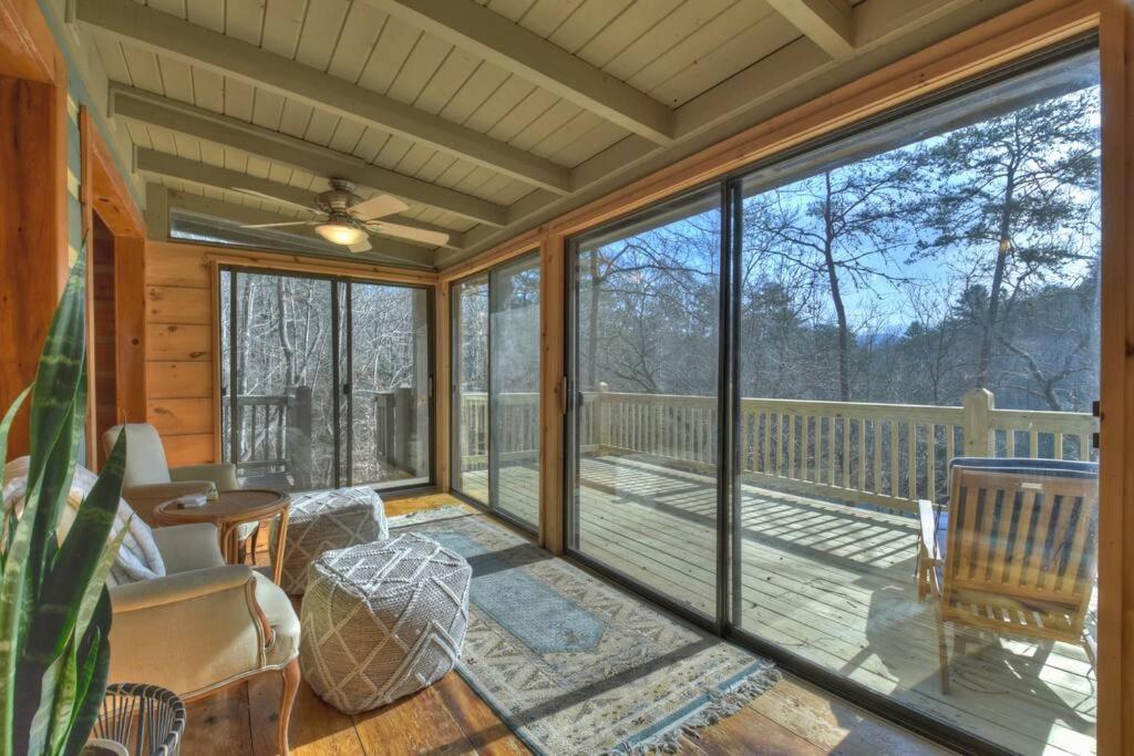 Waywish Waterfront Cabin In Blue Ridge Mountains Dış mekan fotoğraf