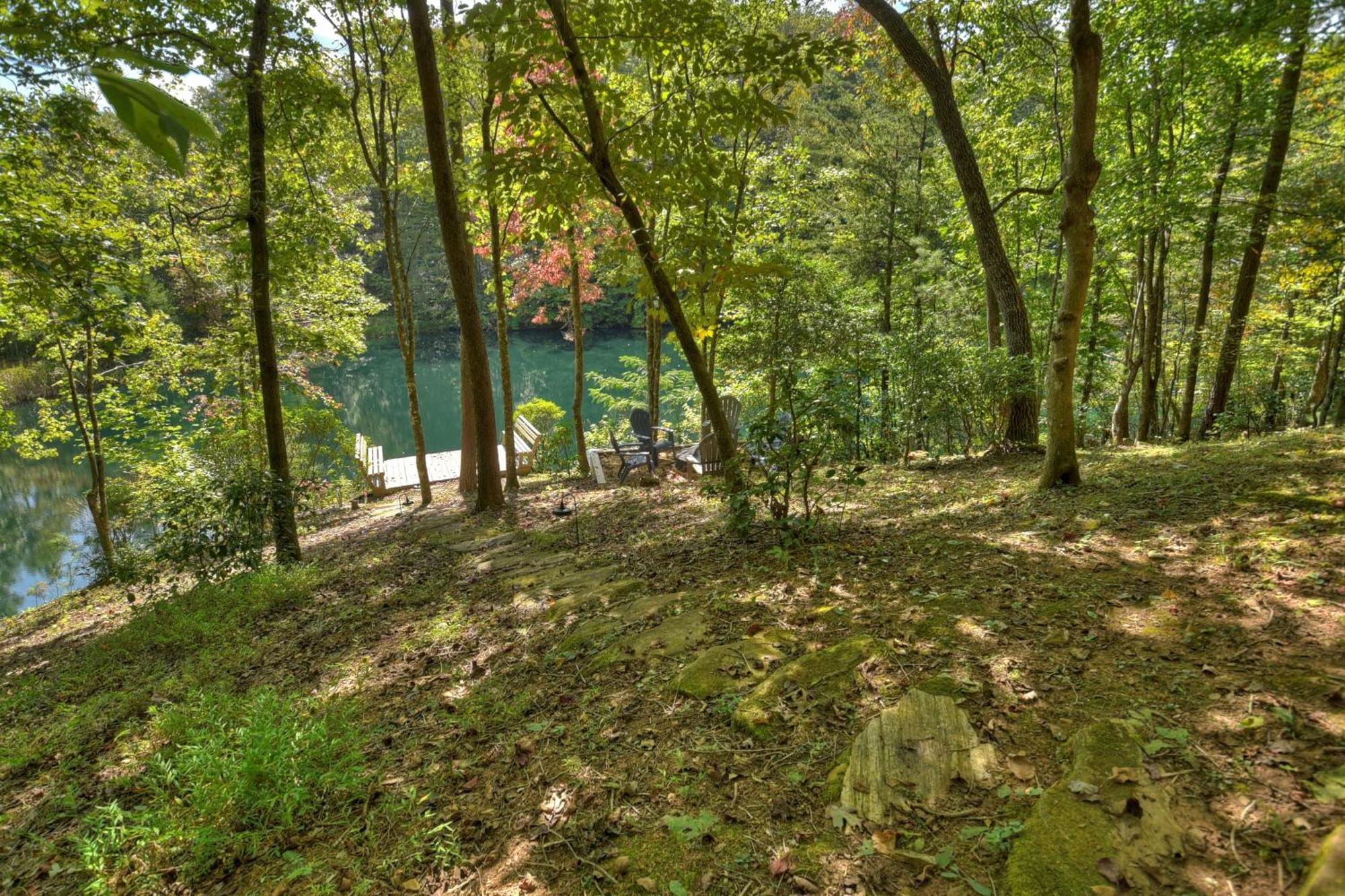Waywish Waterfront Cabin In Blue Ridge Mountains Dış mekan fotoğraf